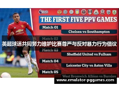 英超球迷共同努力维护比赛尊严与反对暴力行为倡议 英超球迷共同努力维护比赛尊严与反对暴力行为倡议